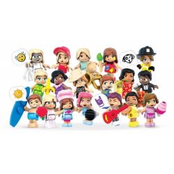 MEGA BLOKS FNT53 non  NHÂN VẬT NHỎ (GÓI NGẪU NHIÊN) bộ đồ chơi xếp lắp ráp ghép mô hình MINI CHARACTERS - {RANDOM BAG} 10 khối