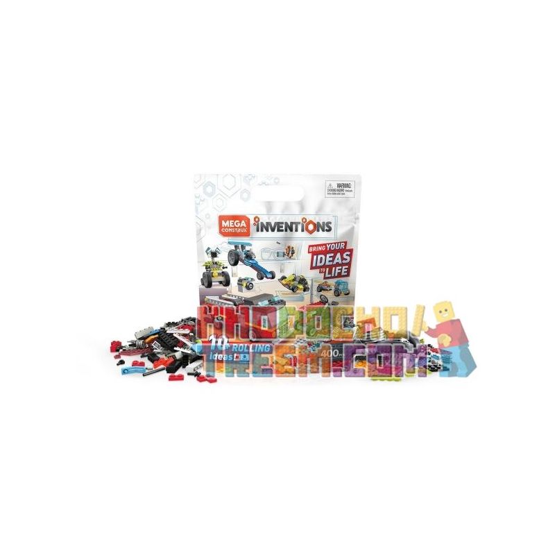 MEGA BLOKS FWP29 non  BỘ CHẾ TẠO BÁNH XE bộ đồ chơi xếp lắp ráp ghép mô hình Creator WHEELS BUILDING SET Sáng Tạo 400 khối