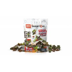 MEGA BLOKS FWP28 non  BỘ XÂY DỰNG NGỤY TRANG bộ đồ chơi xếp lắp ráp ghép mô hình Creator CAMO BRICK BUILDING SET Sáng Tạo 201 khối