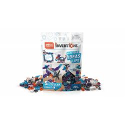 MEGA BLOKS FWP26 non  BỘ XÂY DỰNG KHÔNG GIAN bộ đồ chơi xếp lắp ráp ghép mô hình Space SPACE BRICK BUILDING SET Thám Hiểm Không Gian 201 khối