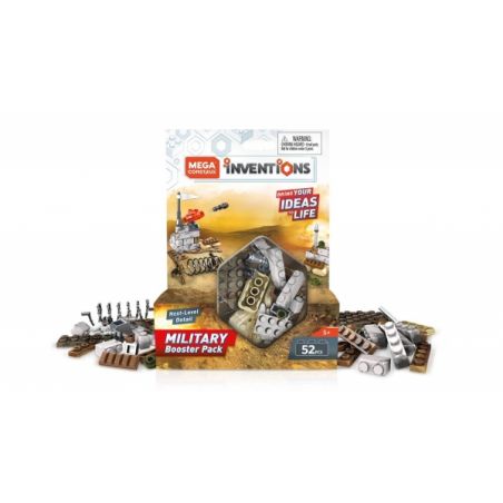 MEGA BLOKS FWP18 non  MỞ RỘNG BỘ XÂY DỰNG QUÂN SỰ bộ đồ chơi xếp lắp ráp ghép mô hình Boost MILITARY BUILDING SET BOOSTER Tư Duy 52 khối