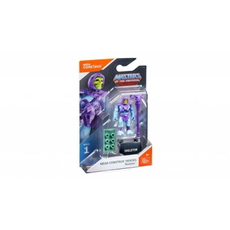 MEGA BLOKS FND64 non  VUA XƯƠNG bộ đồ chơi xếp lắp ráp ghép mô hình Movie & Game SKELETOR™ Phim Và Trò Chơi 22 khối