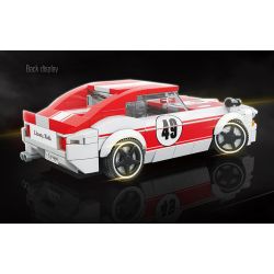 QuanGuan 100149 Quan Guan 100149 non  NISSAN 240ZG. bộ đồ chơi xếp lắp ráp ghép mô hình Racers RACING Đua Tốc Độ 330 khối