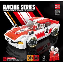 QuanGuan 100149 Quan Guan 100149 non  NISSAN 240ZG. bộ đồ chơi xếp lắp ráp ghép mô hình Racers RACING Đua Tốc Độ 330 khối