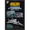 Enlighten 23011 Qman 23011 non  MÁY BAY CHIẾN ĐẤU TÀNG HÌNH J-20 ĐỘNG CƠ PHẢN LỰC-15 bộ đồ chơi xếp lắp ráp ghép mô hình Tactical Espionage Action COMBAT ZONES J-20 FIGHTER AIRCRAFT Chiến Thuật Quân Sự 1748 khối