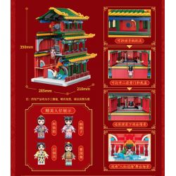 KEEPPLEY K10129 10129 non  TÒA ÁN CHANGYIN bộ đồ chơi xếp lắp ráp ghép mô hình Creator Expert Chuyên Gia Sáng Tạo