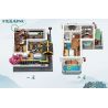 KEEPPLEY K18002 18002 non  QIYUN XIAOXUE. bộ đồ chơi xếp lắp ráp ghép mô hình Modular Buildings NEW CHINESE STYLE STREETSCAPE Mô Hình Nhà Cửa 2826 khối