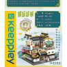 KEEPPLEY K18002 18002 non  QIYUN XIAOXUE. bộ đồ chơi xếp lắp ráp ghép mô hình Modular Buildings NEW CHINESE STYLE STREETSCAPE Mô Hình Nhà Cửa 2826 khối