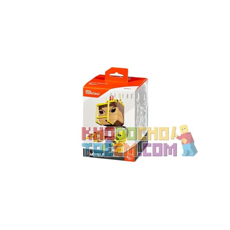 MEGA BLOKS DXB85 non  LEPLEY. bộ đồ chơi xếp lắp ráp ghép mô hình Brickheadz RIPLEY Nhân Vật Đầu To 168 khối