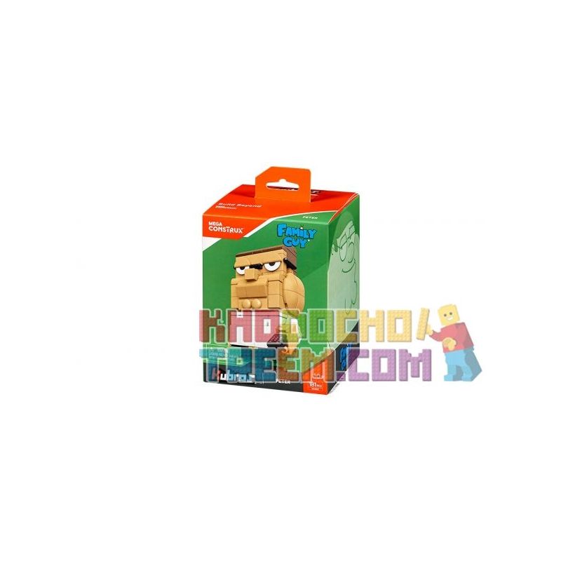 MEGA BLOKS DXB83 non  PETER. bộ đồ chơi xếp lắp ráp ghép mô hình Brickheadz Nhân Vật Đầu To 181 khối