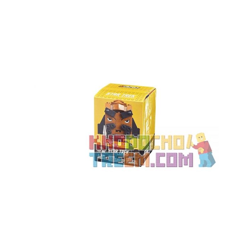 MEGA BLOKS DTW68 non  CHÓ SÓI bộ đồ chơi xếp lắp ráp ghép mô hình Brickheadz WORF Nhân Vật Đầu To 157 khối