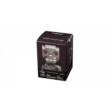 MEGA BLOKS DTW67 non  KẺ HỦY DIỆT T-800 bộ đồ chơi xếp lắp ráp ghép mô hình Brickheadz TERMINATOR T-800 Nhân Vật Đầu To 195 khối