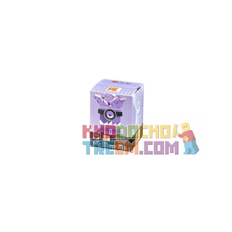 MEGA BLOKS DTW65 non  TAY SAI ÁC bộ đồ chơi xếp lắp ráp ghép mô hình Brickheadz EVIL MINION Nhân Vật Đầu To 181 khối