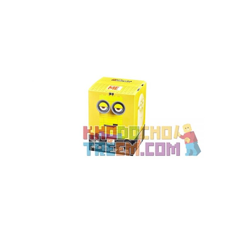 MEGA BLOKS DTW64 non  KEVIN. bộ đồ chơi xếp lắp ráp ghép mô hình Brickheadz Nhân Vật Đầu To 147 khối