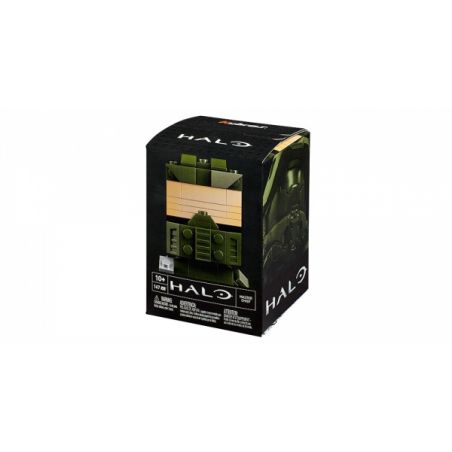 MEGA BLOKS DPH88 non  TRUNG SĨ bộ đồ chơi xếp lắp ráp ghép mô hình Brickheadz MASTER CHIEF Nhân Vật Đầu To 147 khối