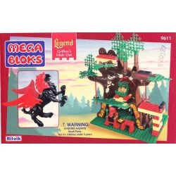 MEGA BLOKS 9611 non  NƠI ẨN NÁU CỦA GRIFFIN bộ đồ chơi xếp lắp ráp ghép mô hình Medieval Castle GRIFFON'S HIDE OUT Chiến Tranh Trung Cổ 140 khối