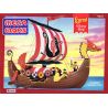 MEGA BLOKS 9604 non  TÀU VIKING bộ đồ chơi xếp lắp ráp ghép mô hình Vikings VIKING SHIP Người Viking 370 khối
