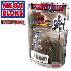 MEGA BLOKS 96135 non  JAZZ JAZZ. bộ đồ chơi xếp lắp ráp ghép mô hình Movie & Game SIR GERAINT Phim Và Trò Chơi 8 khối