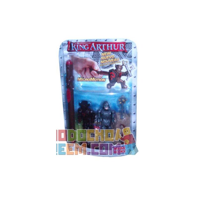 MEGA BLOKS 96102 non  MELOK VÀ LANCELOT bộ đồ chơi xếp lắp ráp ghép mô hình Movie & Game MELOK & LANCEPESADE Phim Và Trò Chơi 9 khối