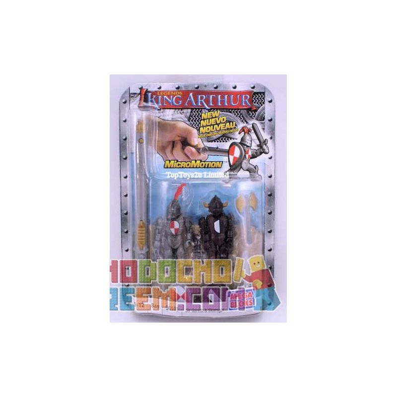 MEGA BLOKS 96101 non  SIR GAWAIN VÀ SKARSGARD bộ đồ chơi xếp lắp ráp ghép mô hình Movie & Game SIR GARETH & SKARSGAR Phim Và Trò Chơi 8 khối
