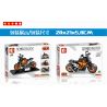 SEMBO 701124 non  KTMR2R 390 BỞI. bộ đồ chơi xếp lắp ráp ghép mô hình Motorcycle Motorbike KTM 390 DUKE Xe Hai Bánh 214 khối