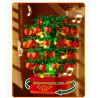 SEMBO 601145 non  CÂY QUẤT NHẠC NHẸ bộ đồ chơi xếp lắp ráp ghép mô hình Seasonal Mùa Lễ Hội 666 khối