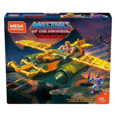MEGA BLOKS GCP90 non  PROBUILDER WIND RAIDER TẤN CÔNG bộ đồ chơi xếp lắp ráp ghép mô hình Movie & Game PROBUILDER WIND RAIDER ATTACK Phim Và Trò Chơi 198 khối
