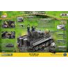 COBI 2537 2538 non  XE TĂNG SỐ 6 TIGER bộ đồ chơi xếp lắp ráp ghép mô hình Military Army PANZERKAMPFWAGEN VI TIGER AUSF.E Quân Sự Bộ Đội 800 khối