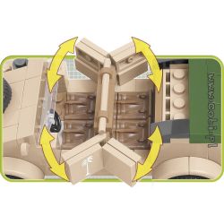 COBI 2402 non  XE THÙNG LOẠI 82 bộ đồ chơi xếp lắp ráp ghép mô hình Military Army VW TYP 82 KÜBELWAGEN Quân Sự Bộ Đội 195 khối