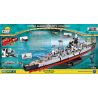 COBI CHARACTER BUILDING 4822 COBI-4822 COBI4822 non  PHIÊN BẢN GIỚI HẠN TUẦN DƯƠNG HẠM HẠNG NẶNG USS PRINZ EUGEN bộ đồ chơi xếp lắp ráp ghép mô hình Military Army PRINZ EUGEN HEAVY CRUISER LIMITED EDITION Quân Sự Bộ Đội 1804 khối