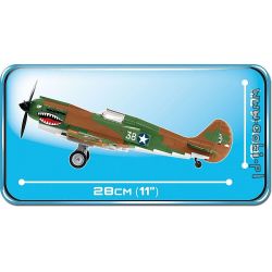 COBI 5706 MEGA BLOKS 9051 non  CRYMS. bộ đồ chơi xếp lắp ráp ghép mô hình Military Army CURTISS P-40E WARHAWK Quân Sự Bộ Đội 272 khối