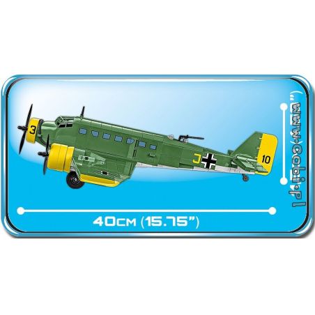 COBI 5710 non  MÁY BAY VẬN TẢI JUNKERS 52 3M bộ đồ chơi xếp lắp ráp ghép mô hình Military Army JUNKERS JU52/3M Quân Sự Bộ Đội 548 khối