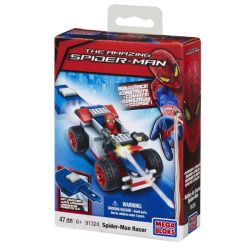 MEGA BLOKS 91324 non  XE THỂ THAO NGƯỜI NHỆN bộ đồ chơi xếp lắp ráp ghép mô hình Spider-Man SPIDER-MAN RACER 47 khối