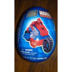 MEGA BLOKS 91293 non  TRỨNG NGƯỜI NHỆN bộ đồ chơi xếp lắp ráp ghép mô hình Spider-Man SPIDER-MAN EGG 33 khối