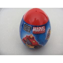 MEGA BLOKS 91292 non  TRỨNG NGƯỜI SẮT bộ đồ chơi xếp lắp ráp ghép mô hình Marvel Super Heroes IRON MAN EGG Siêu Anh Hùng Marvel 33 khối