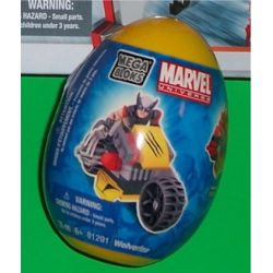 MEGA BLOKS 91291 non  WOLVERINE. bộ đồ chơi xếp lắp ráp ghép mô hình Marvel Super Heroes Siêu Anh Hùng Marvel 35 khối