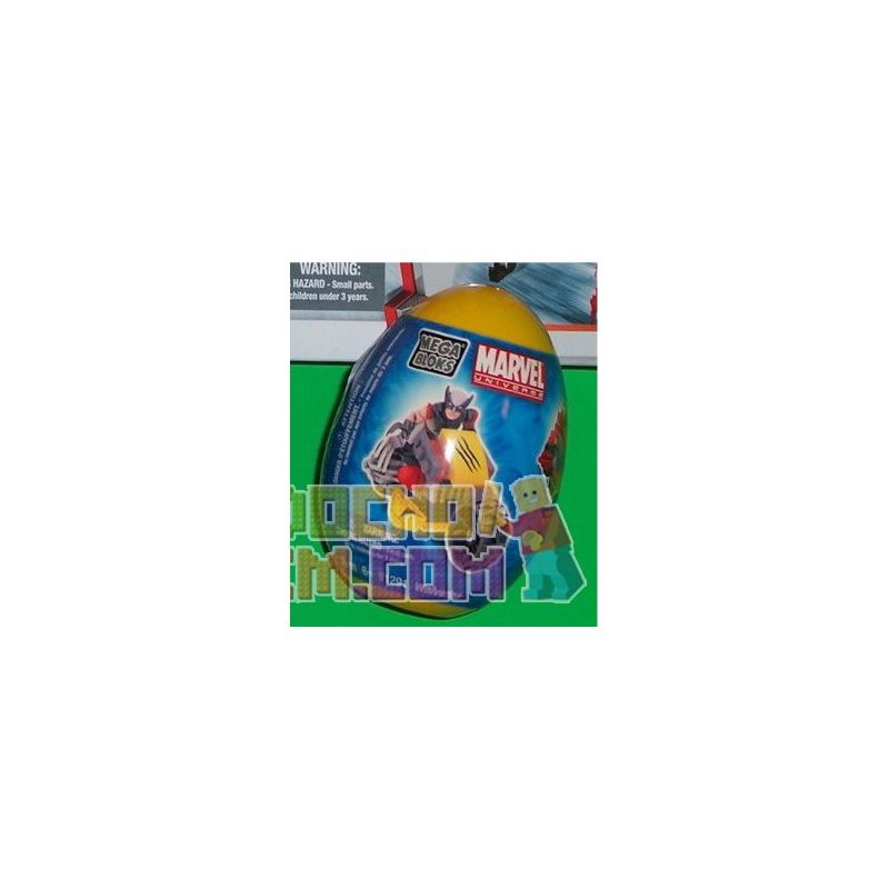 MEGA BLOKS 91291 non  WOLVERINE. bộ đồ chơi xếp lắp ráp ghép mô hình Marvel Super Heroes Siêu Anh Hùng Marvel 35 khối