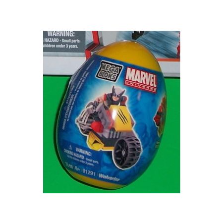 MEGA BLOKS 91291 non  WOLVERINE. bộ đồ chơi xếp lắp ráp ghép mô hình Marvel Super Heroes Siêu Anh Hùng Marvel 35 khối