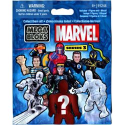 MEGA BLOKS 91248W non  MOURNING MOTRIVE MOTION SERIES 3 bộ đồ chơi xếp lắp ráp ghép mô hình Marvel Super Heroes MARVEL MICRO ACTION FIGURES - SERIES 3 Siêu Anh Hùng Marvel 2 khối
