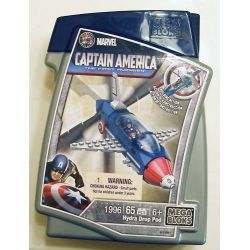 MEGA BLOKS 1996 non  CHÍN RẮN RỖNG UỐN bộ đồ chơi xếp lắp ráp ghép mô hình Movie & Game HYDRA DROP POD Phim Và Trò Chơi 65 khối