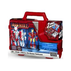 MEGA BLOKS 29675 non  BỘ BA ÁO GIÁP bộ đồ chơi xếp lắp ráp ghép mô hình Movie & Game TRI-ARMOR SUITCASE Phim Và Trò Chơi 46 khối