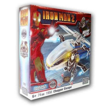 MEGA BLOKS 1956 non  MÁY BAY TRỰC THĂNG THOÁT HIỂM GEARS OF WAR bộ đồ chơi xếp lắp ráp ghép mô hình Movie & Game WARMACHINE CHOPPER ESCAPE Phim Và Trò Chơi 74 khối