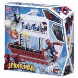 MEGA BLOKS 2064 non  YÊU TINH XANH bộ đồ chơi xếp lắp ráp ghép mô hình Movie & Game GREEN GOBLIN Phim Và Trò Chơi 33 khối