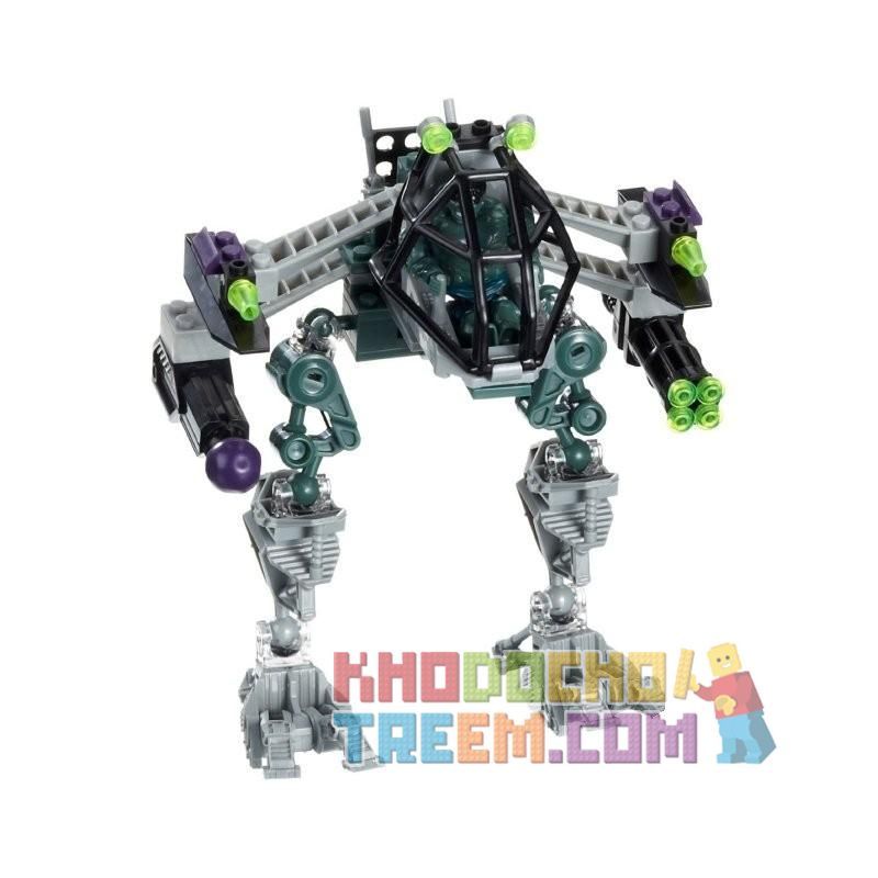 MEGA BLOKS 2029 non  HAO KE MACHINE. bộ đồ chơi xếp lắp ráp ghép mô hình Movie & Game HULK TECHBOT Phim Và Trò Chơi 84 khối