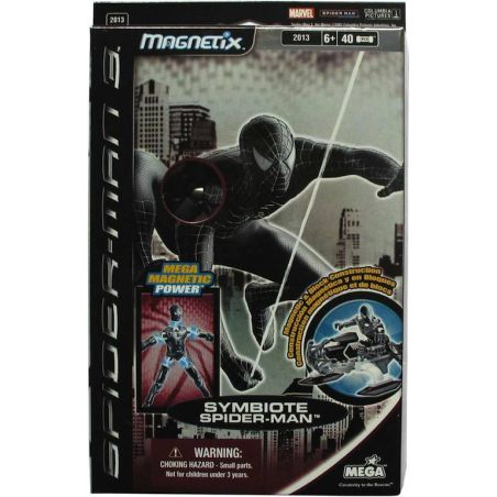 MEGA BLOKS 2013 non  NGƯỜI NHỆN TRUYỆN TRANH bộ đồ chơi xếp lắp ráp ghép mô hình Spider-Man SYMBIOTE SPIDER-MAN 40 khối