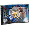 MEGA BLOKS 2004 non  NGÂN HÀNG CƯỚP SAND MAN bộ đồ chơi xếp lắp ráp ghép mô hình Movie & Game SANDMAN'S BANK HEIST Phim Và Trò Chơi 285 khối