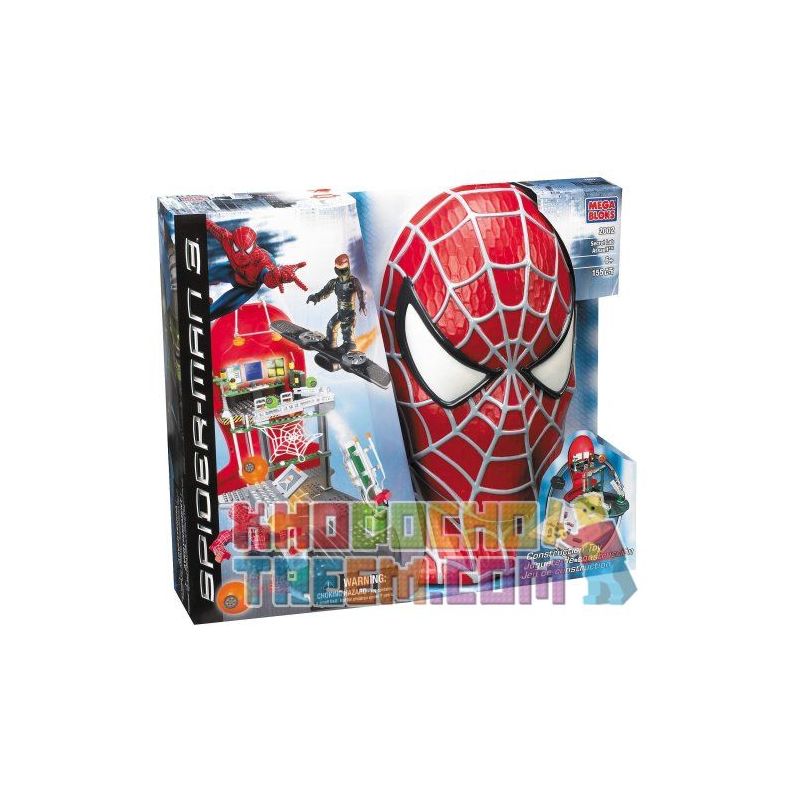 MEGA BLOKS 2002 non  CUỘC TẤN CÔNG PHÒNG THÍ NGHIỆM BÍ MẬT bộ đồ chơi xếp lắp ráp ghép mô hình Movie & Game SECRET LAB ASSAULT Phim Và Trò Chơi 155 khối