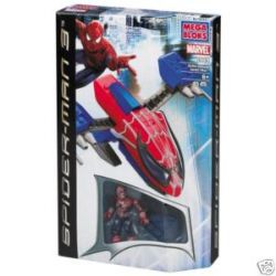 MEGA BLOKS 1949 non  NGƯỜI NHỆN BỊ THIỆT HẠI TRONG TRẬN CHIẾN bộ đồ chơi xếp lắp ráp ghép mô hình Spider-Man BATTLE DAMAGED SPIDER-MAN 45 khối