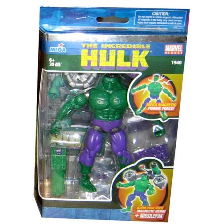 MEGA BLOKS 1940 non  BA LÔ TÊN LỬA VÀ HULK BẤT KHẢ CHIẾN BẠI bộ đồ chơi xếp lắp ráp ghép mô hình Movie & Game THE INCREDIBLE HULK & MISSILE PACK Phim Và Trò Chơi 30 khối