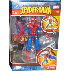 MEGA BLOKS 1937 non  NGƯỜI NHỆN VÀ JETPACK bộ đồ chơi xếp lắp ráp ghép mô hình Spider-Man SPIDER-MAN & JET PACK 30 khối